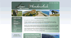 Desktop Screenshot of cornwallwanderferien.co.uk